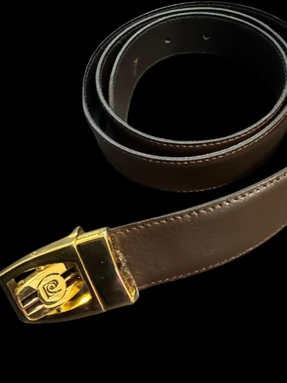 Vintage Pierre Cardin Reversible Belt Reversible Buckle